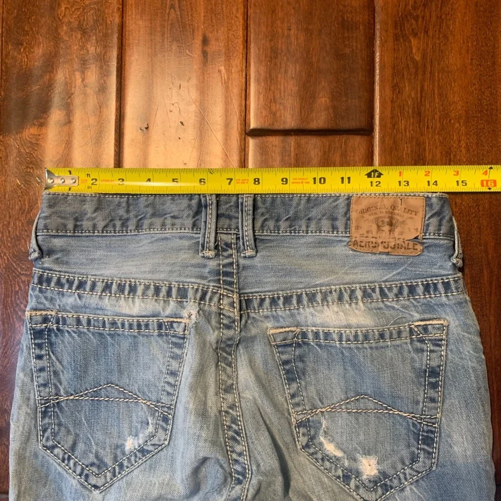 Y2K‎ Aeropostale Jeans Distressed Straight Leg Light Wash 28